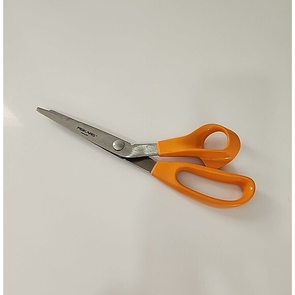 Fiskars Pinking Shears Zig Zag Fabric Craft Scissors Stainless 10” Made In USA - Picture 1 of 10